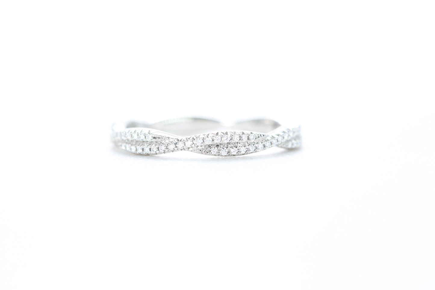 Twist Diamond Ring Platinum