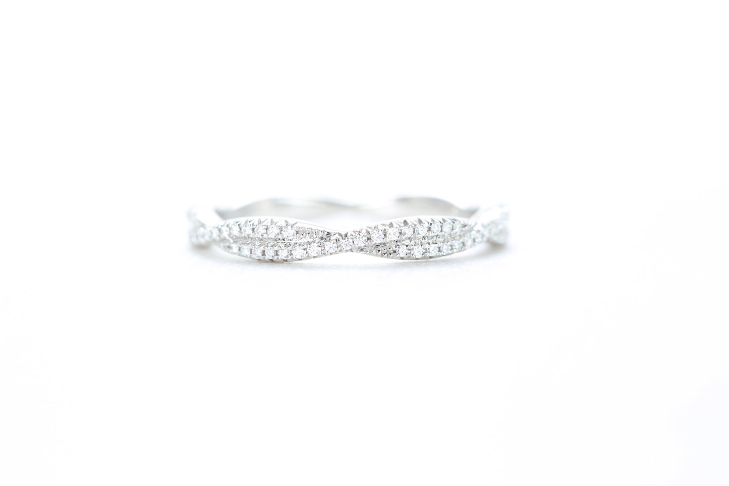 Twist Diamond Ring Platinum