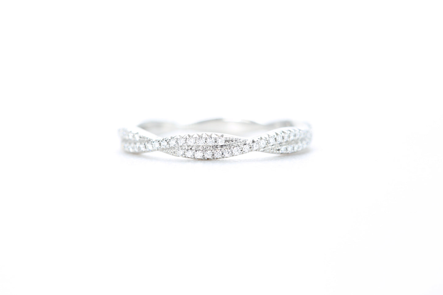 Twist Diamond Ring Platinum