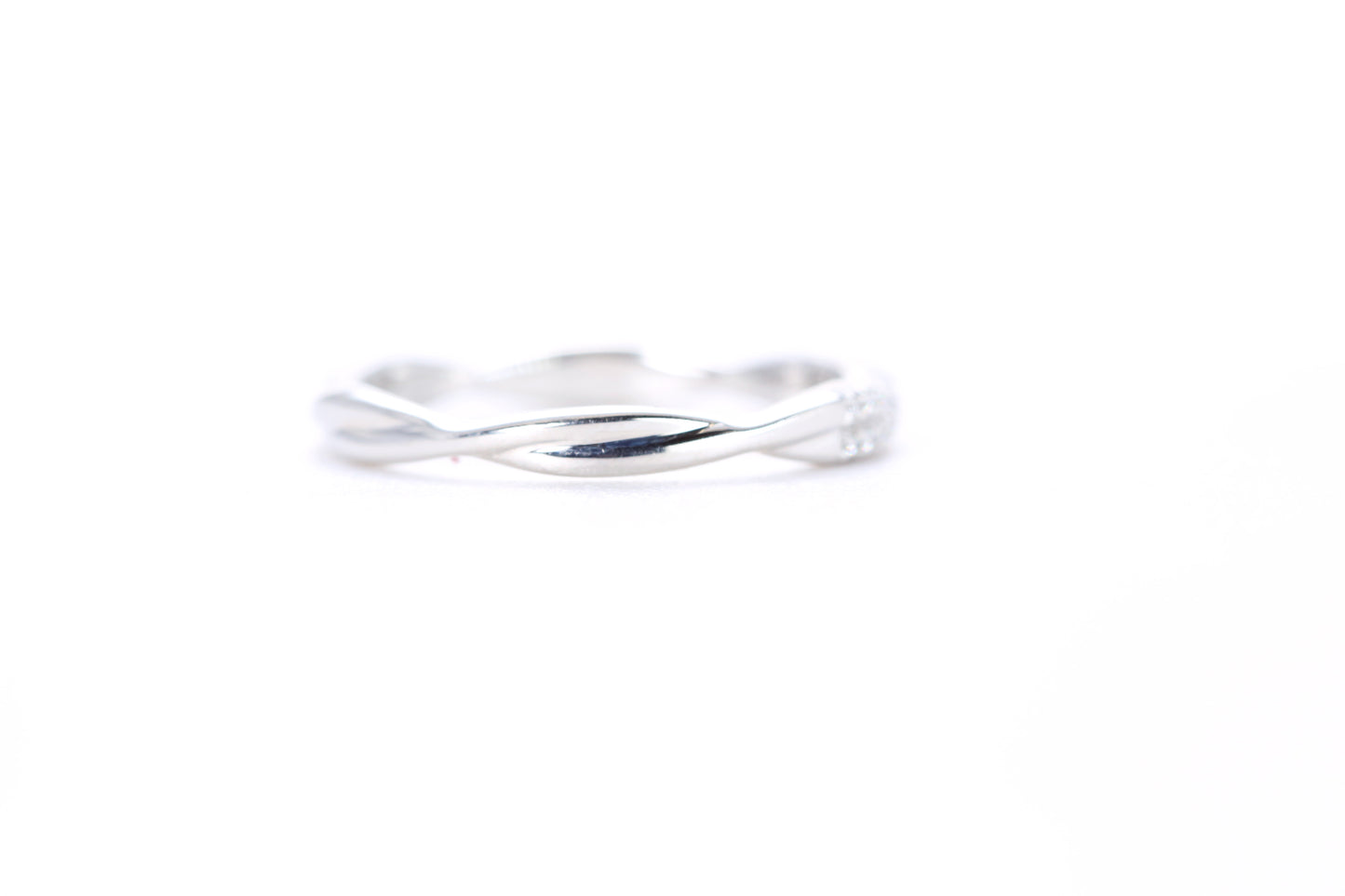 Twist Diamond Ring Platinum