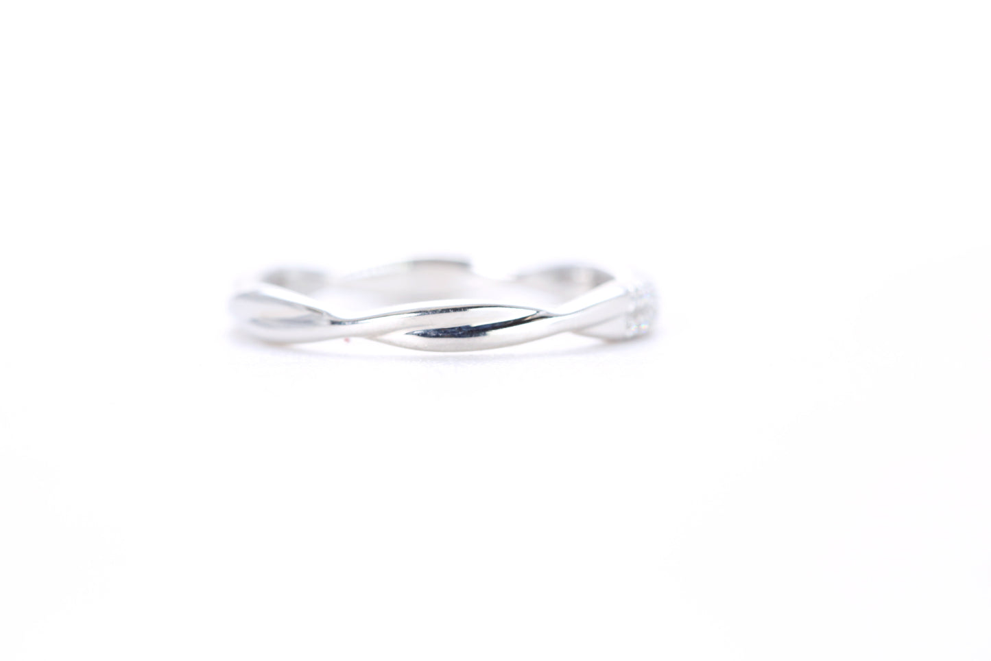 Twist Diamond Ring Platinum