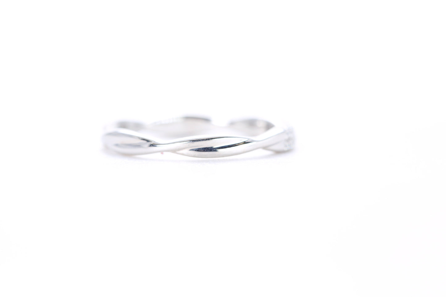 Twist Diamond Ring Platinum
