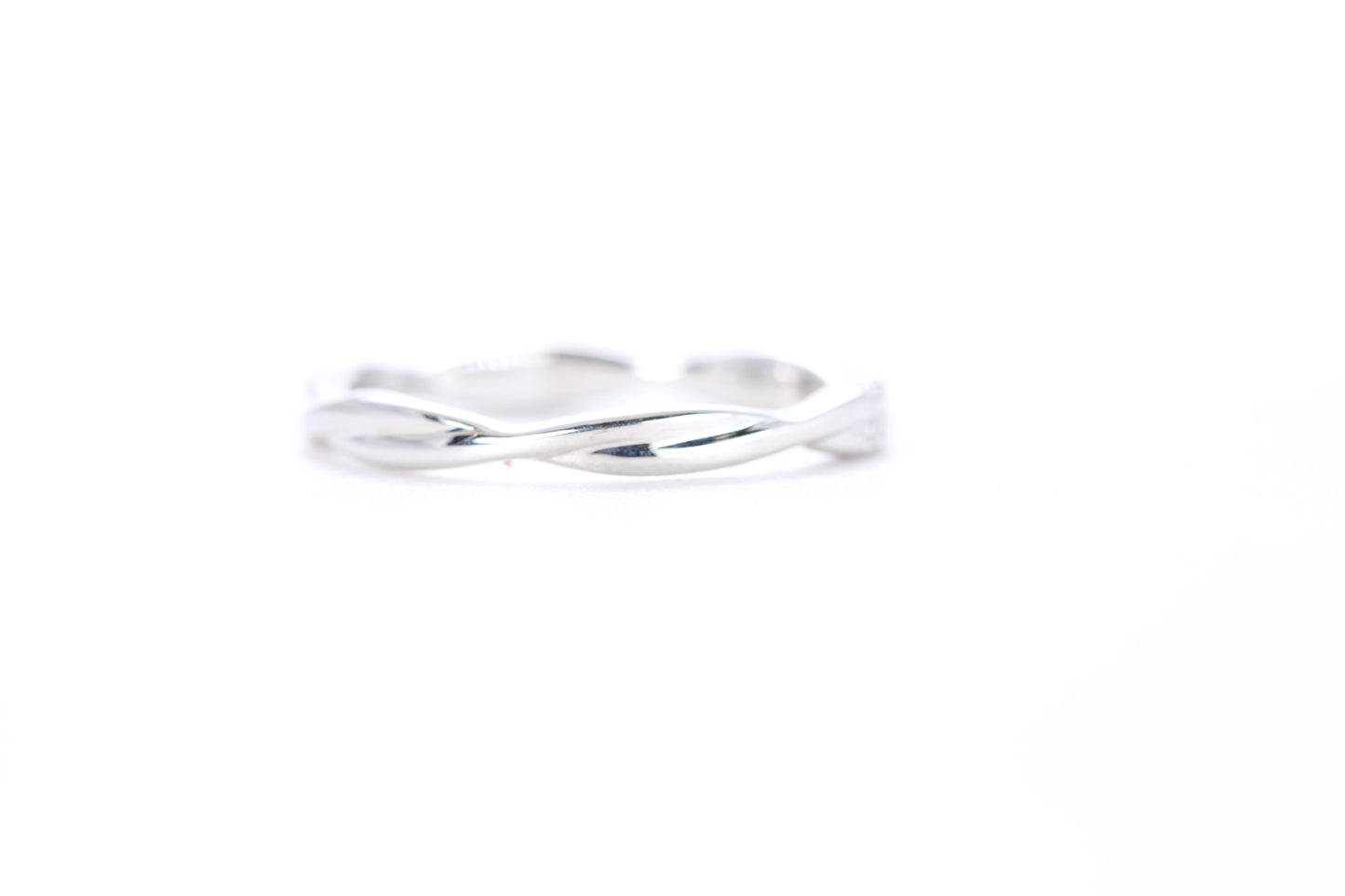 Twist Diamond Ring Platinum