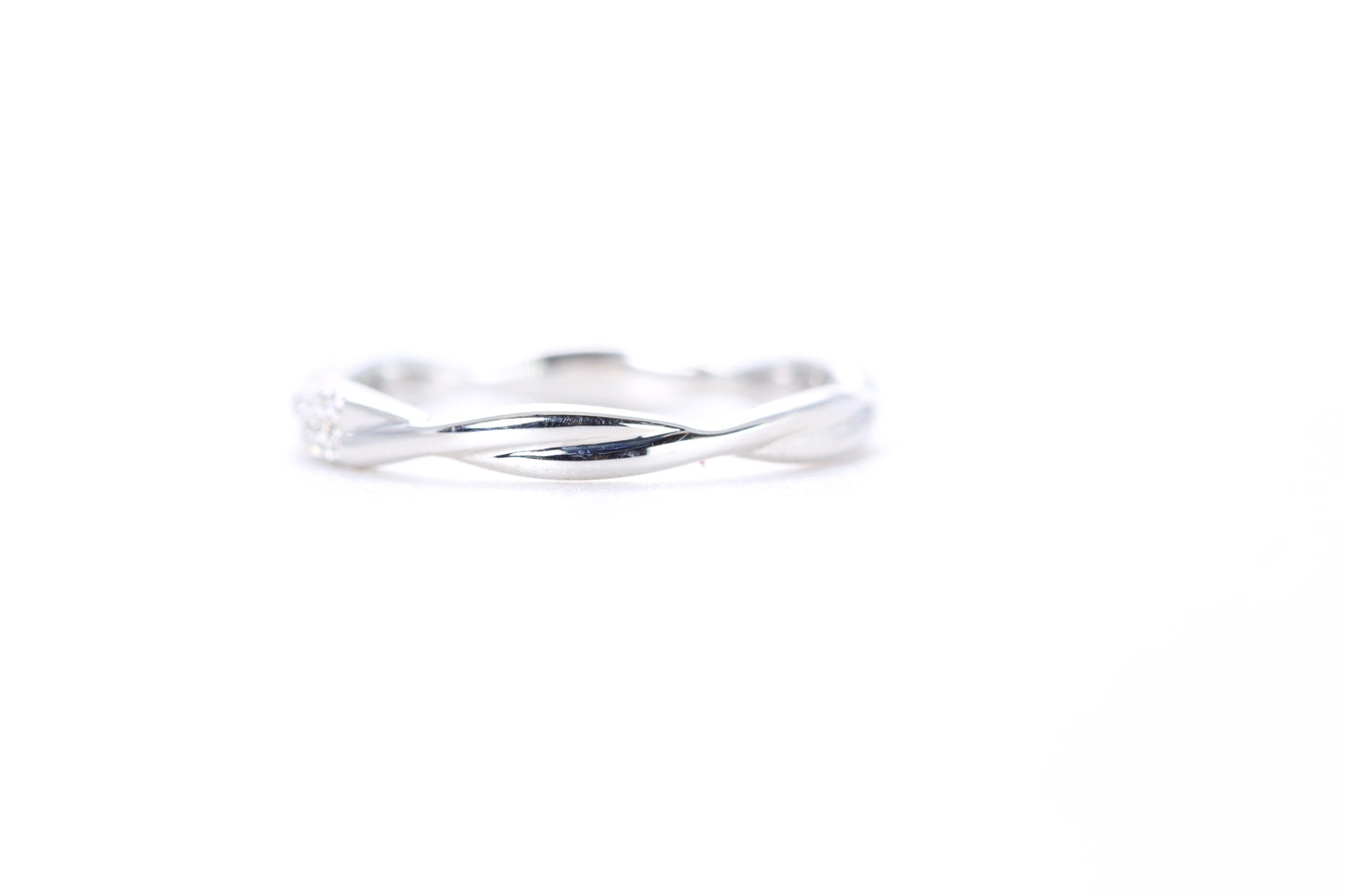 Twist Diamond Ring Platinum