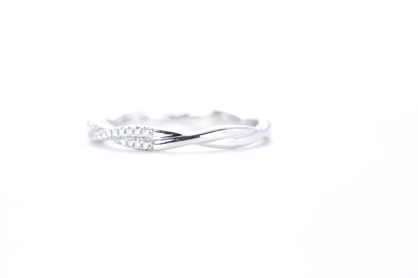 Twist Diamond Ring Platinum