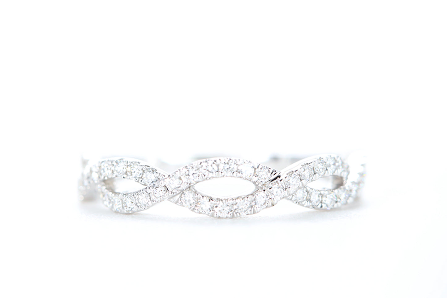 Woven Diamond Ring