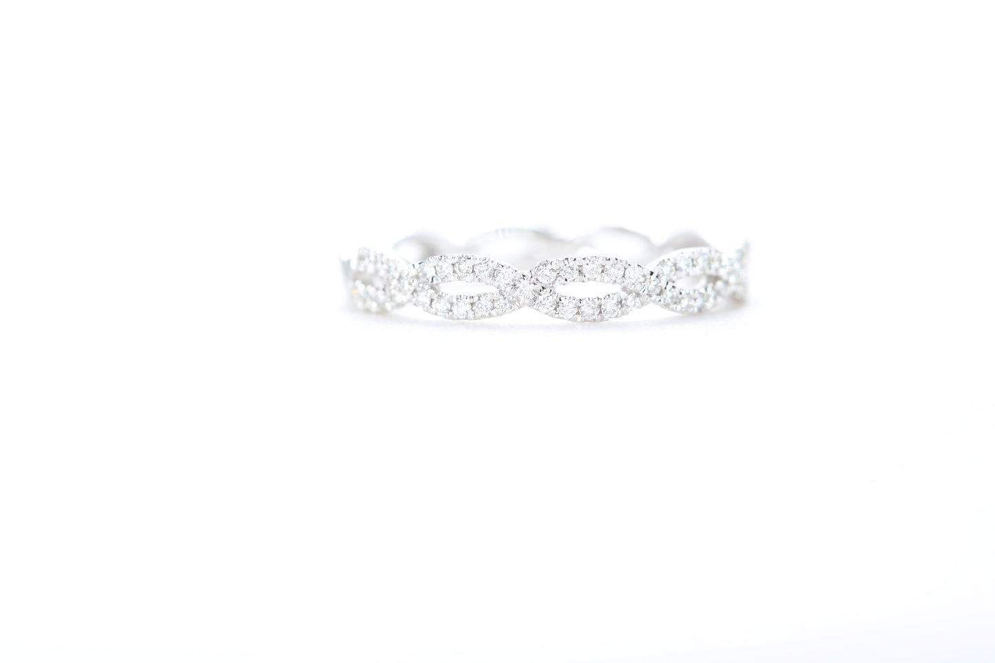 Woven Diamond Ring
