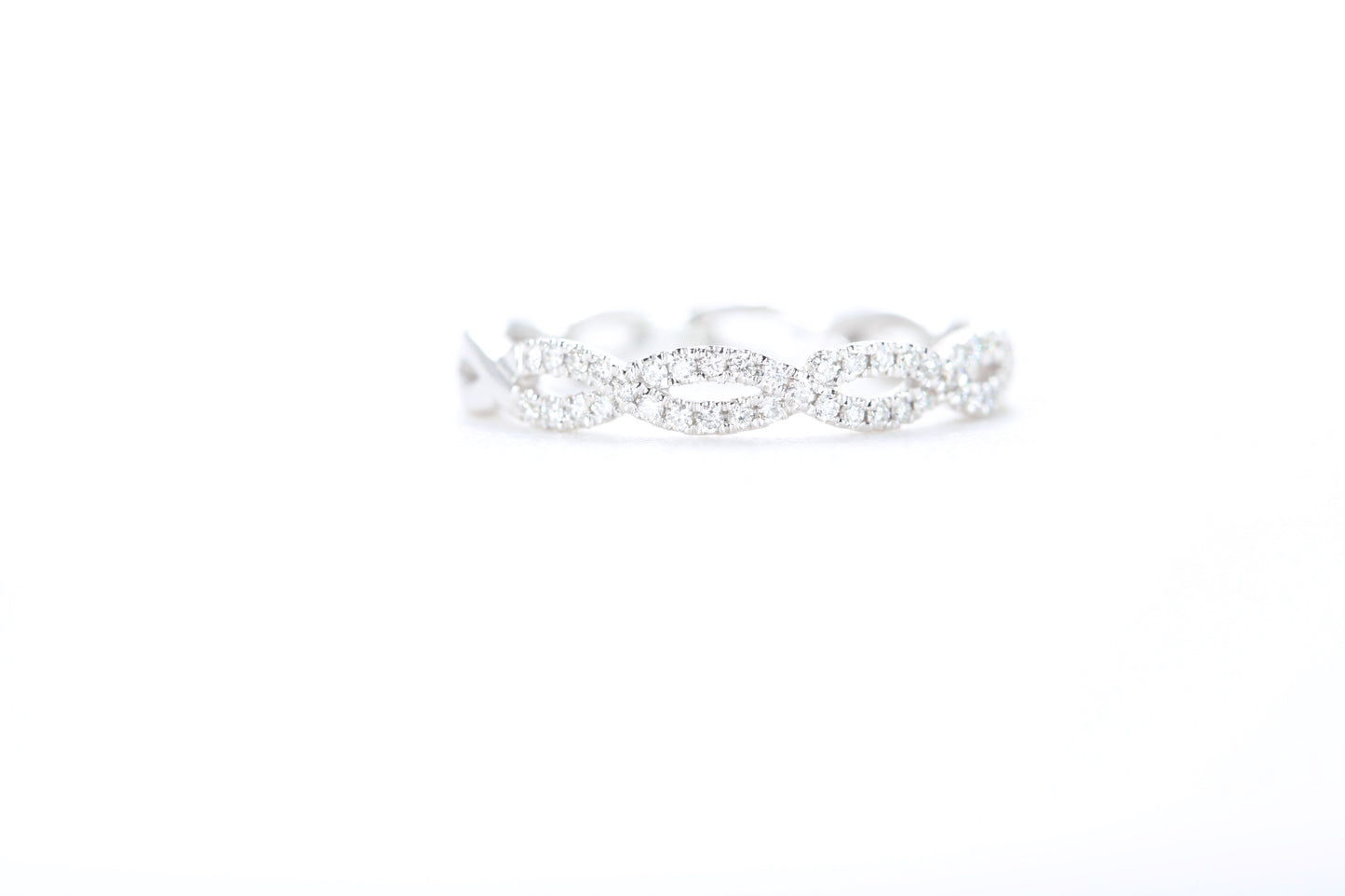 Woven Diamond Ring
