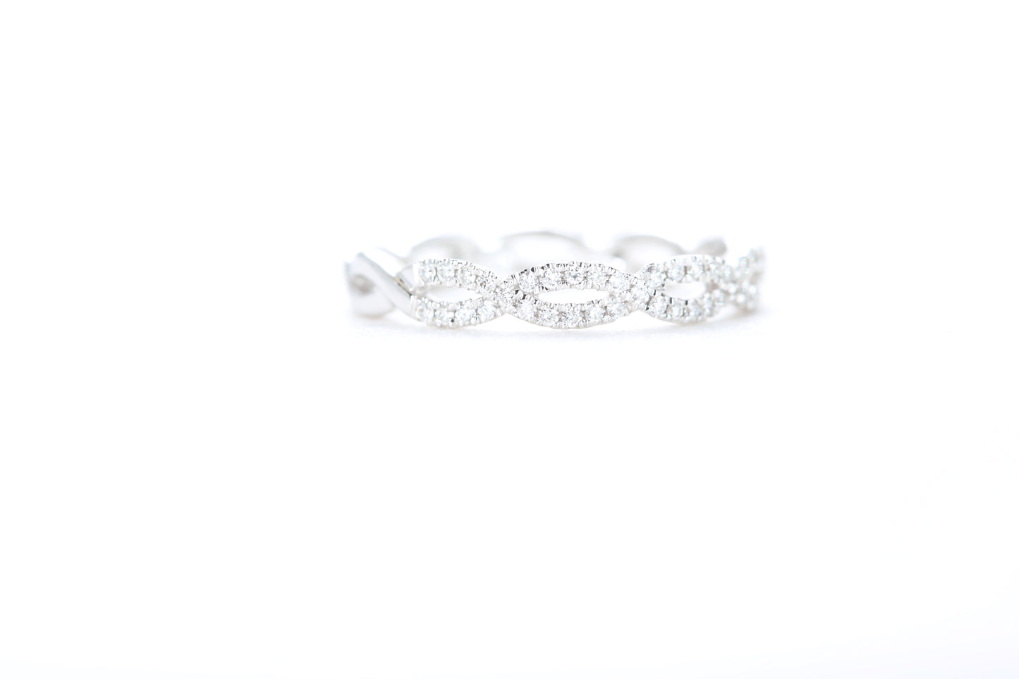 Woven Diamond Ring