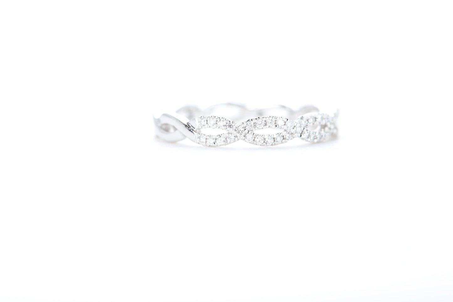 Woven Diamond Ring