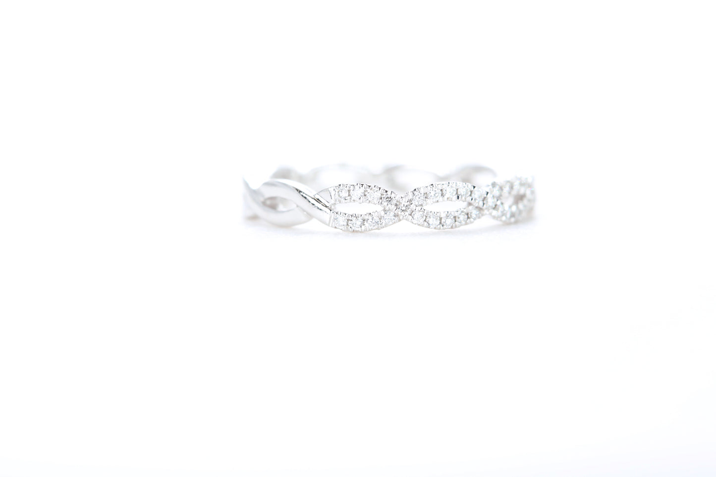 Woven Diamond Ring