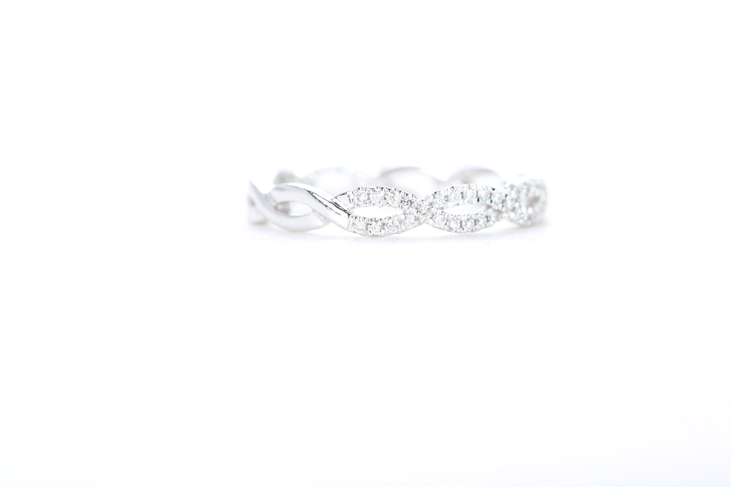 Woven Diamond Ring