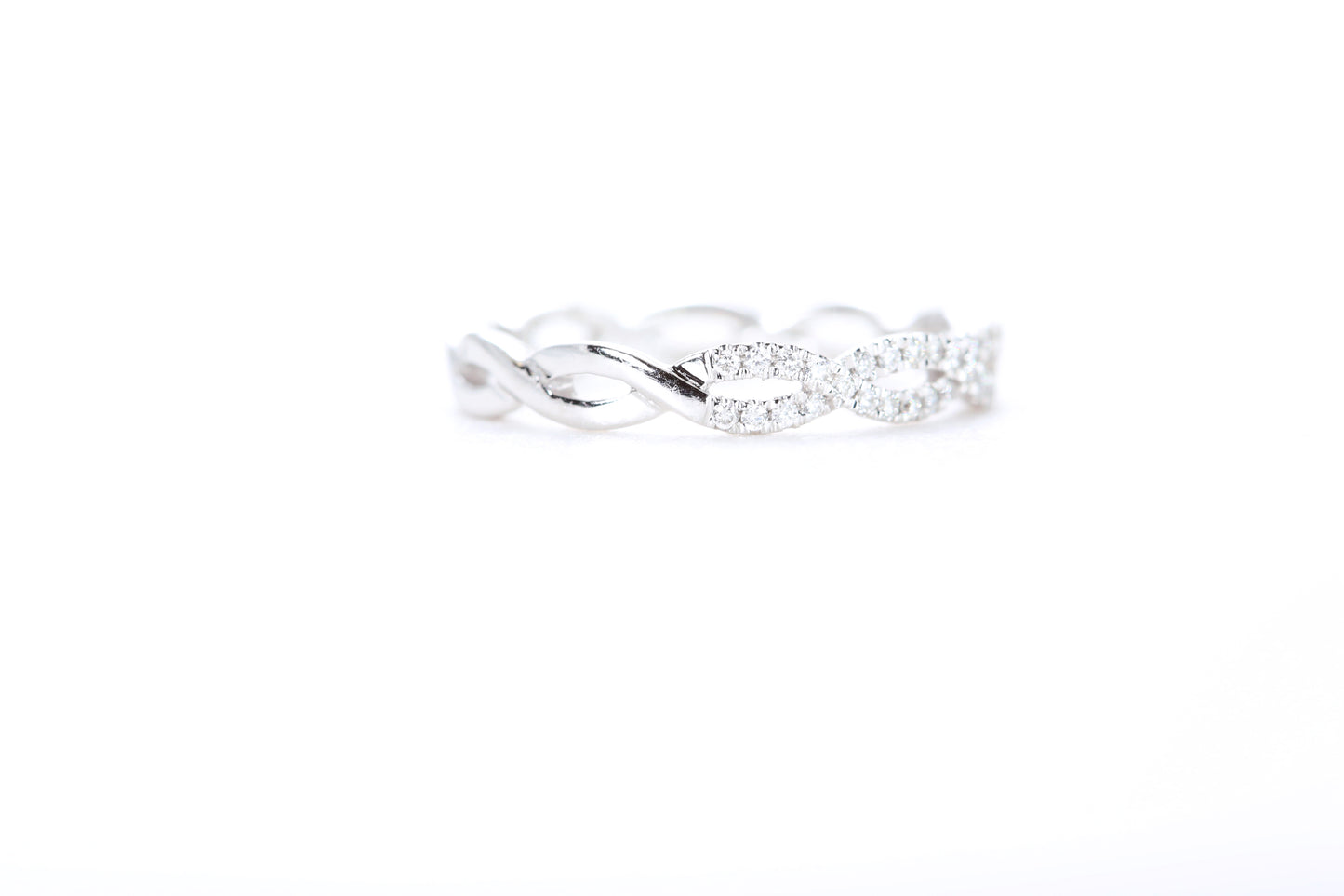 Woven Diamond Ring