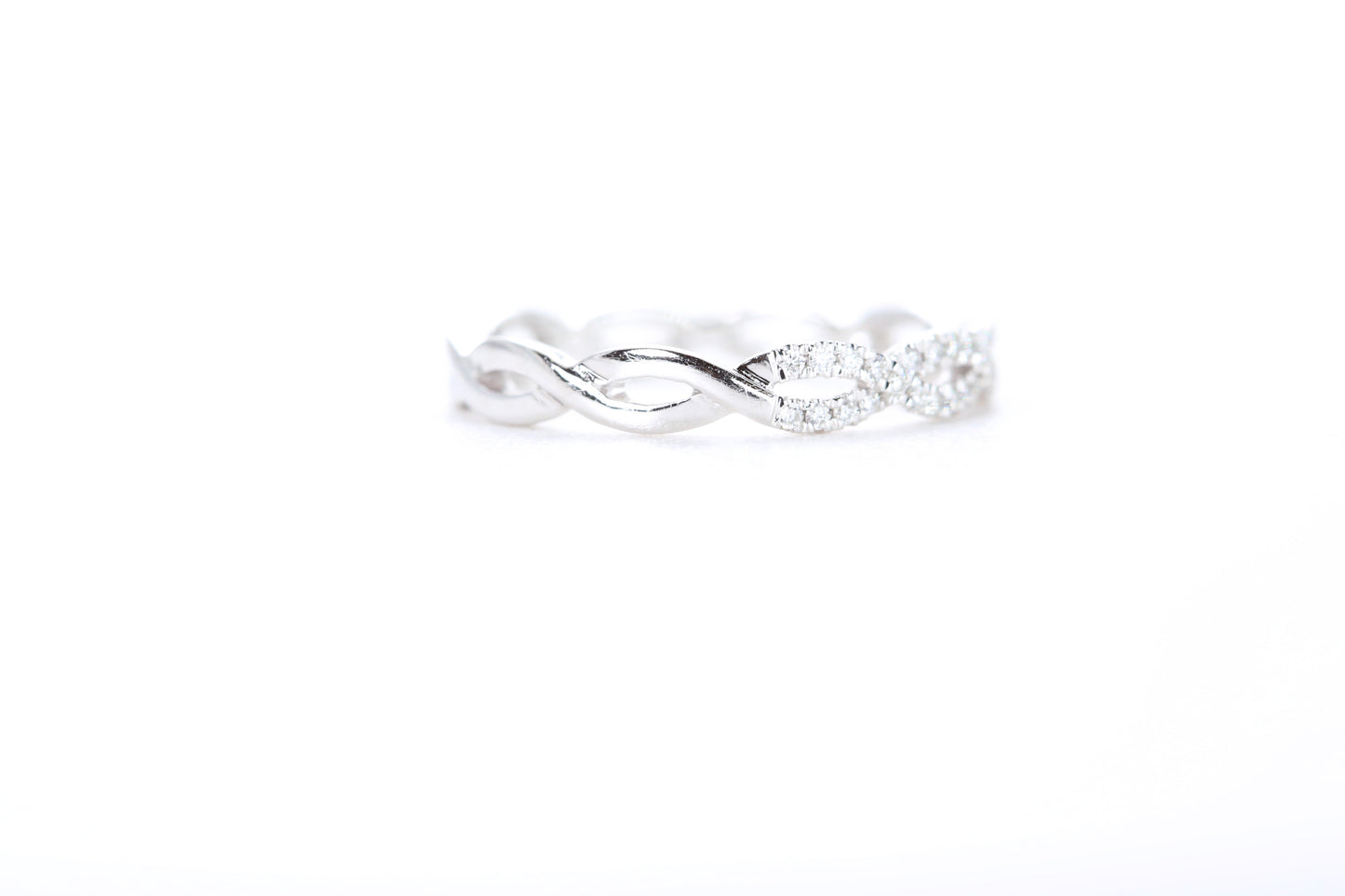 Woven Diamond Ring
