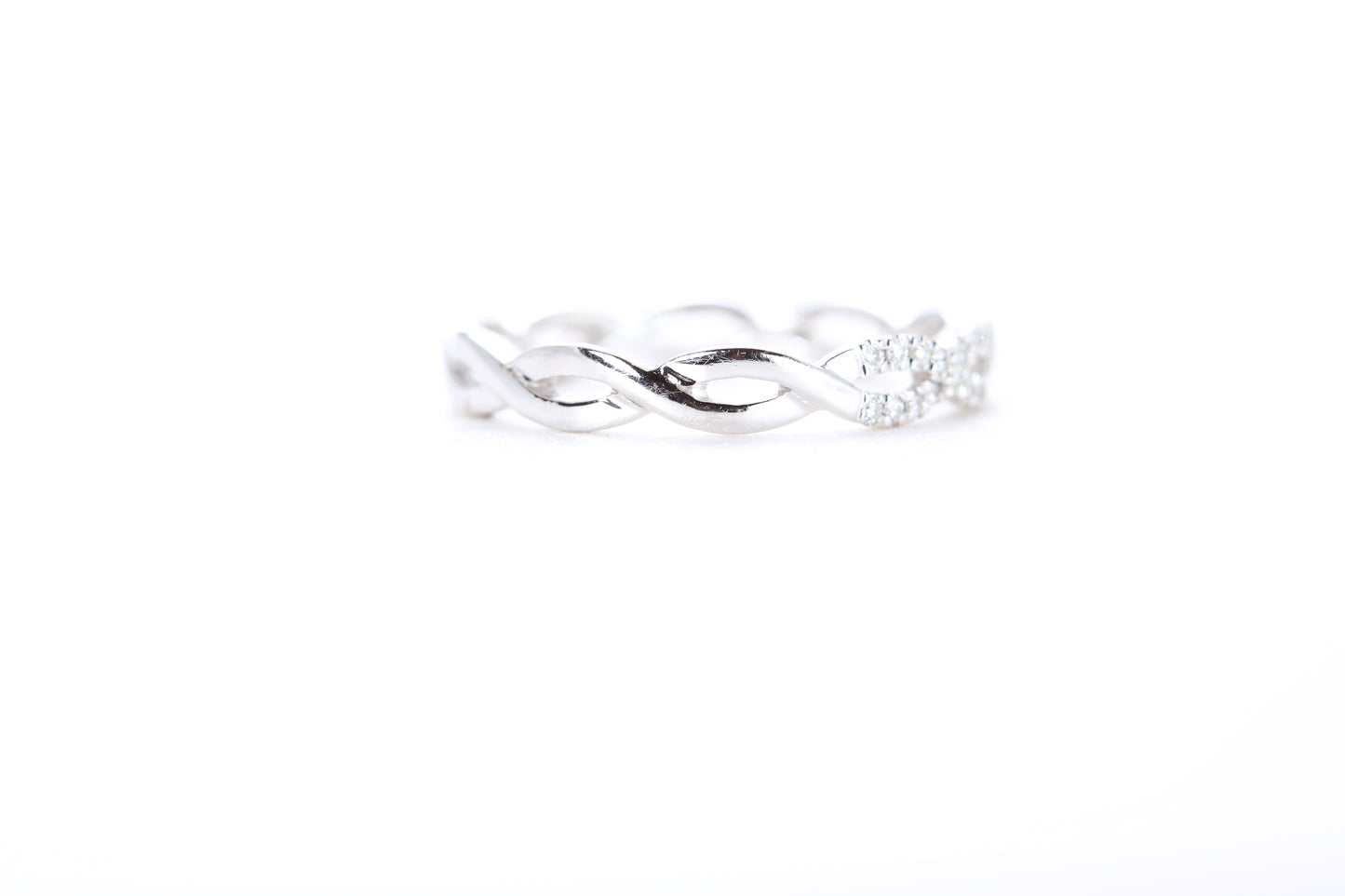 Woven Diamond Ring