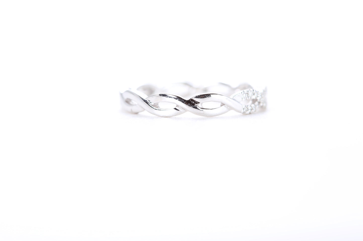 Woven Diamond Ring