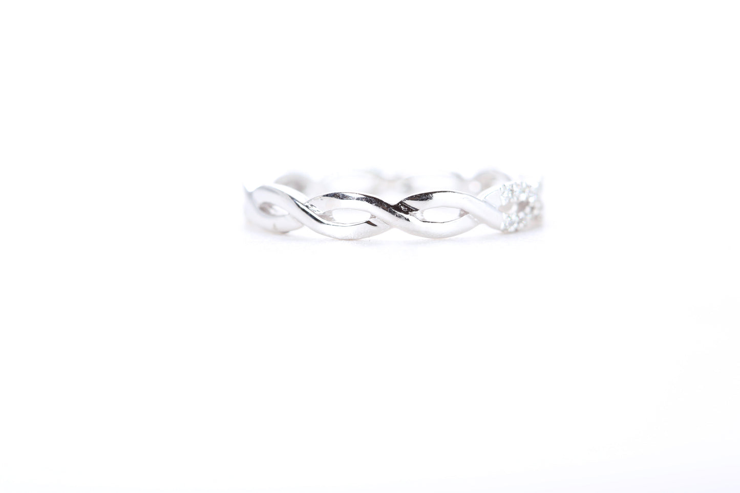 Woven Diamond Ring