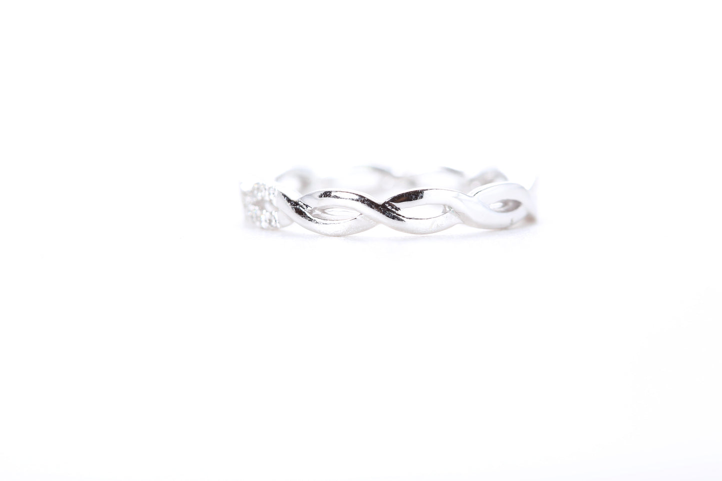 Woven Diamond Ring