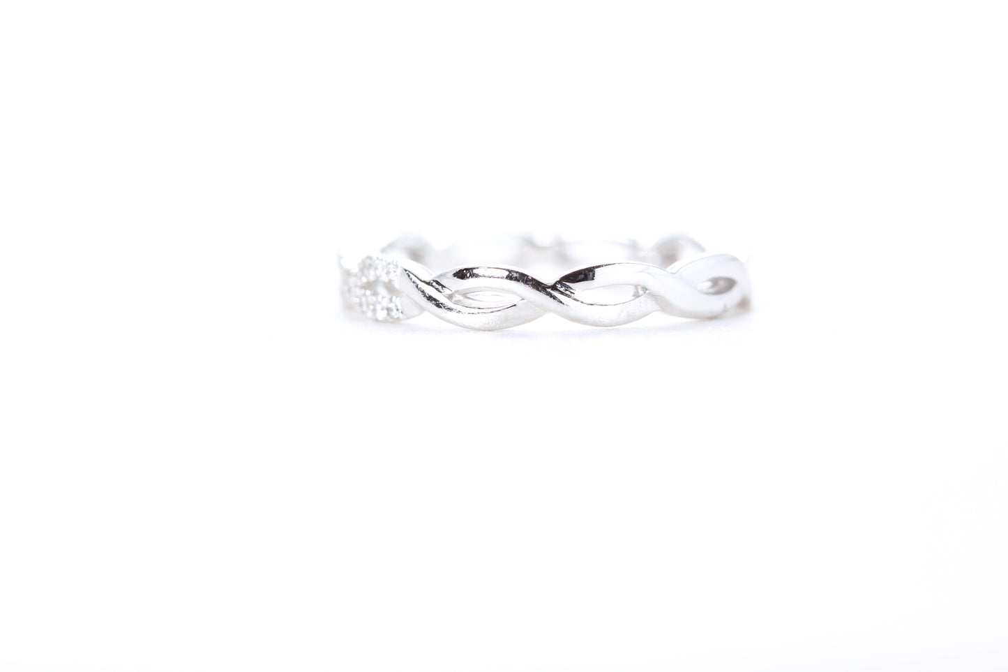 Woven Diamond Ring