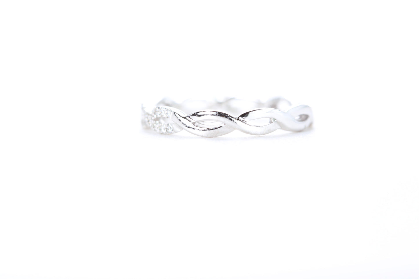 Woven Diamond Ring