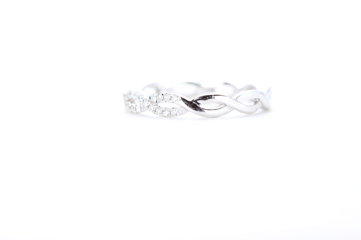 Woven Diamond Ring
