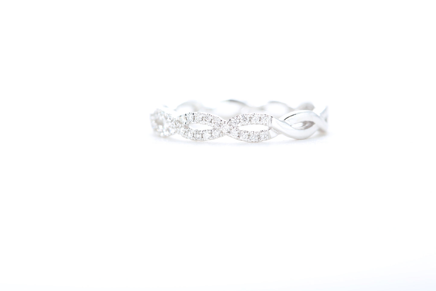 Woven Diamond Ring