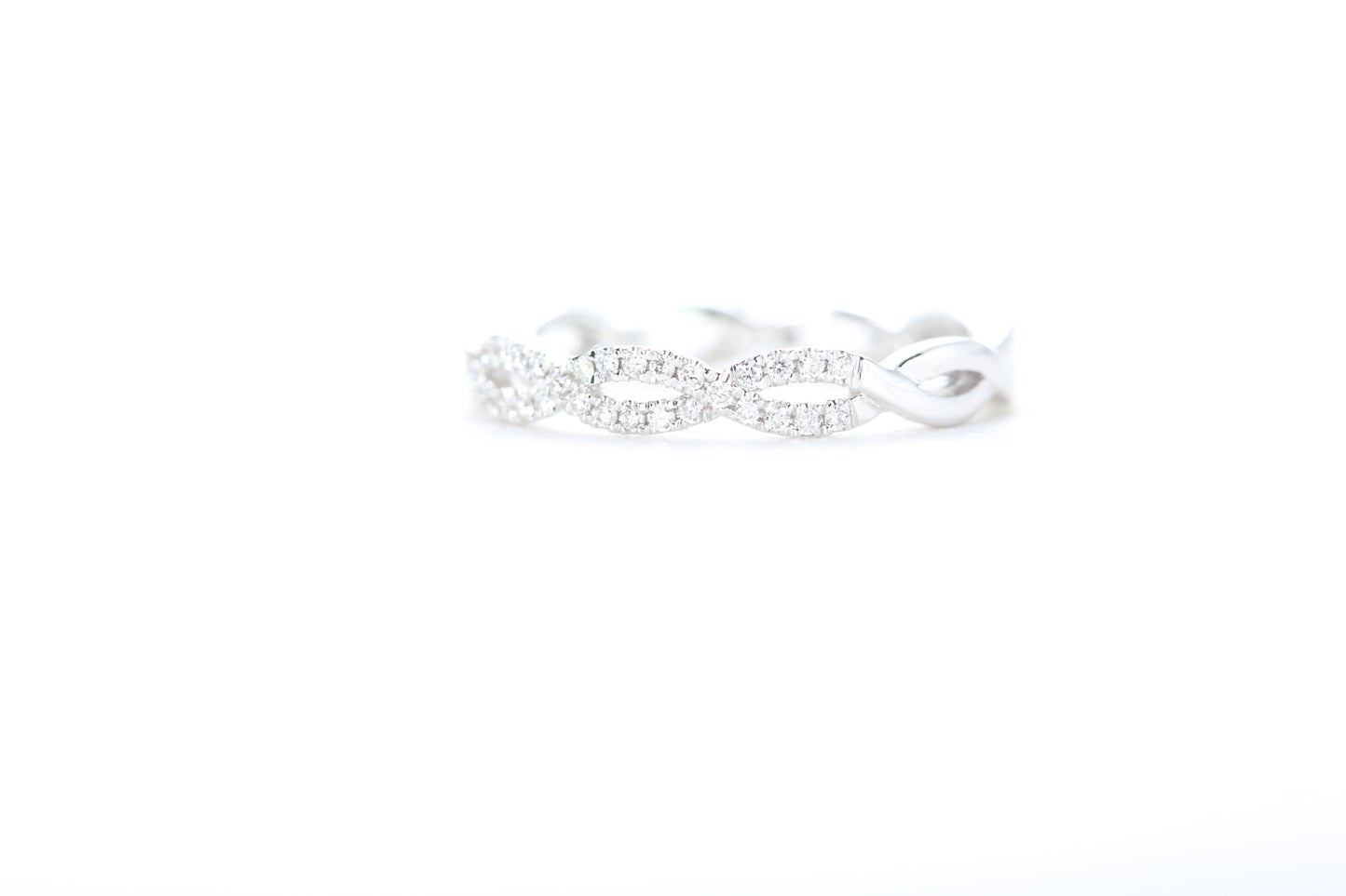 Woven Diamond Ring