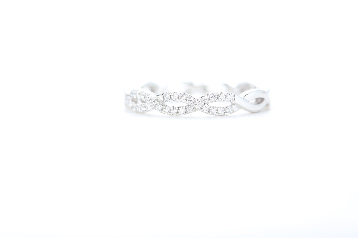 Woven Diamond Ring