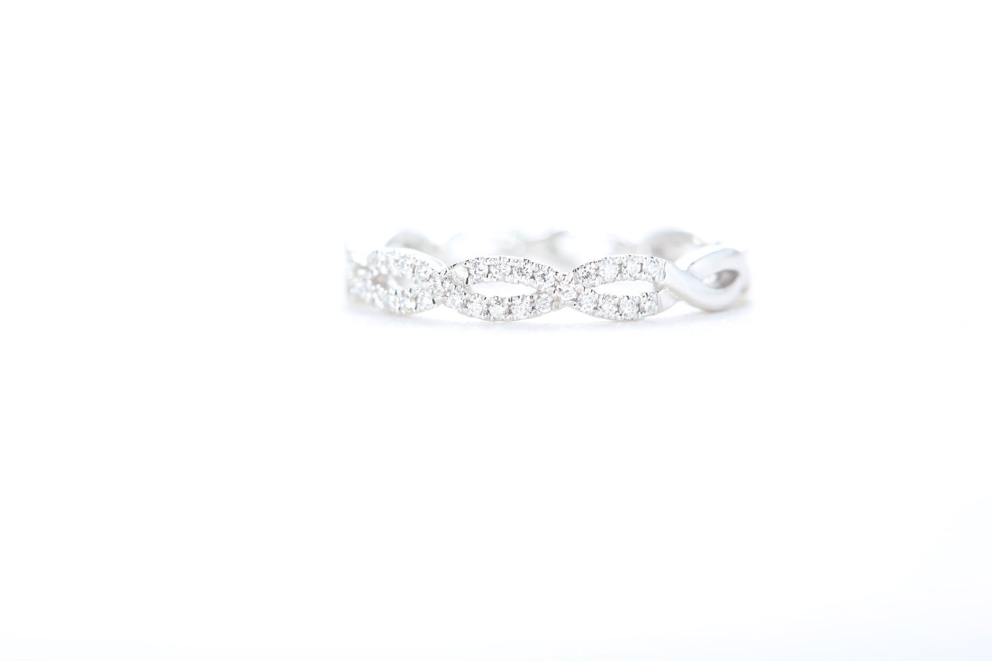 Woven Diamond Ring