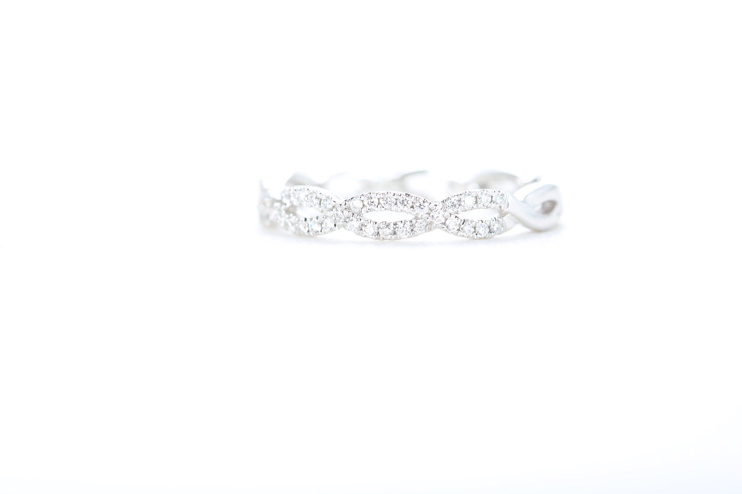Woven Diamond Ring