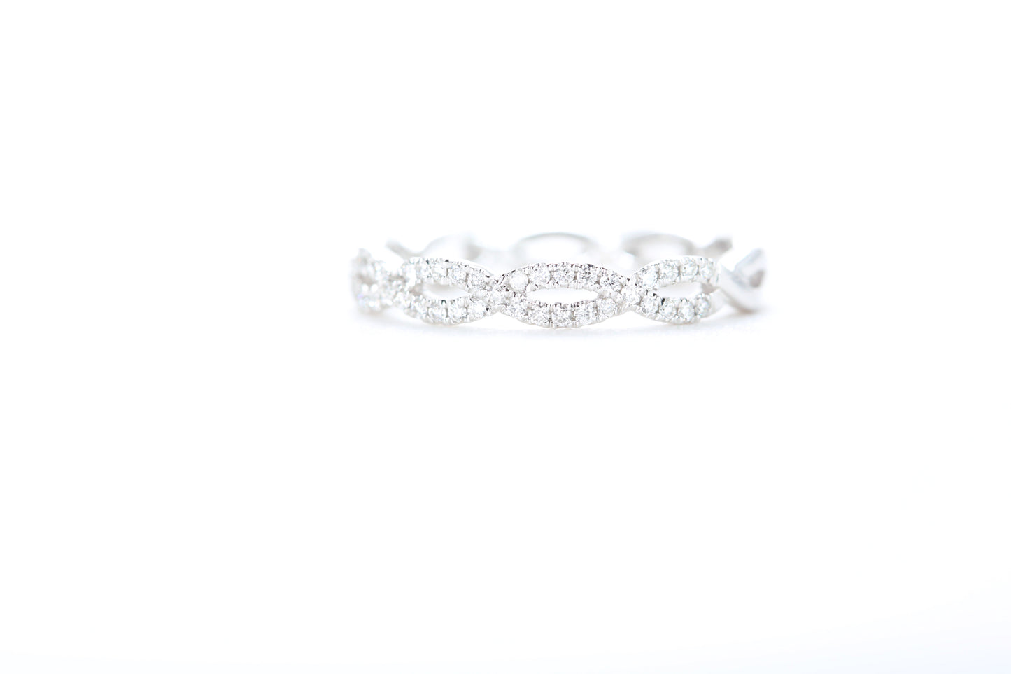 Woven Diamond Ring