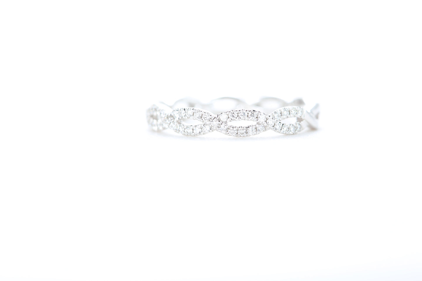 Woven Diamond Ring