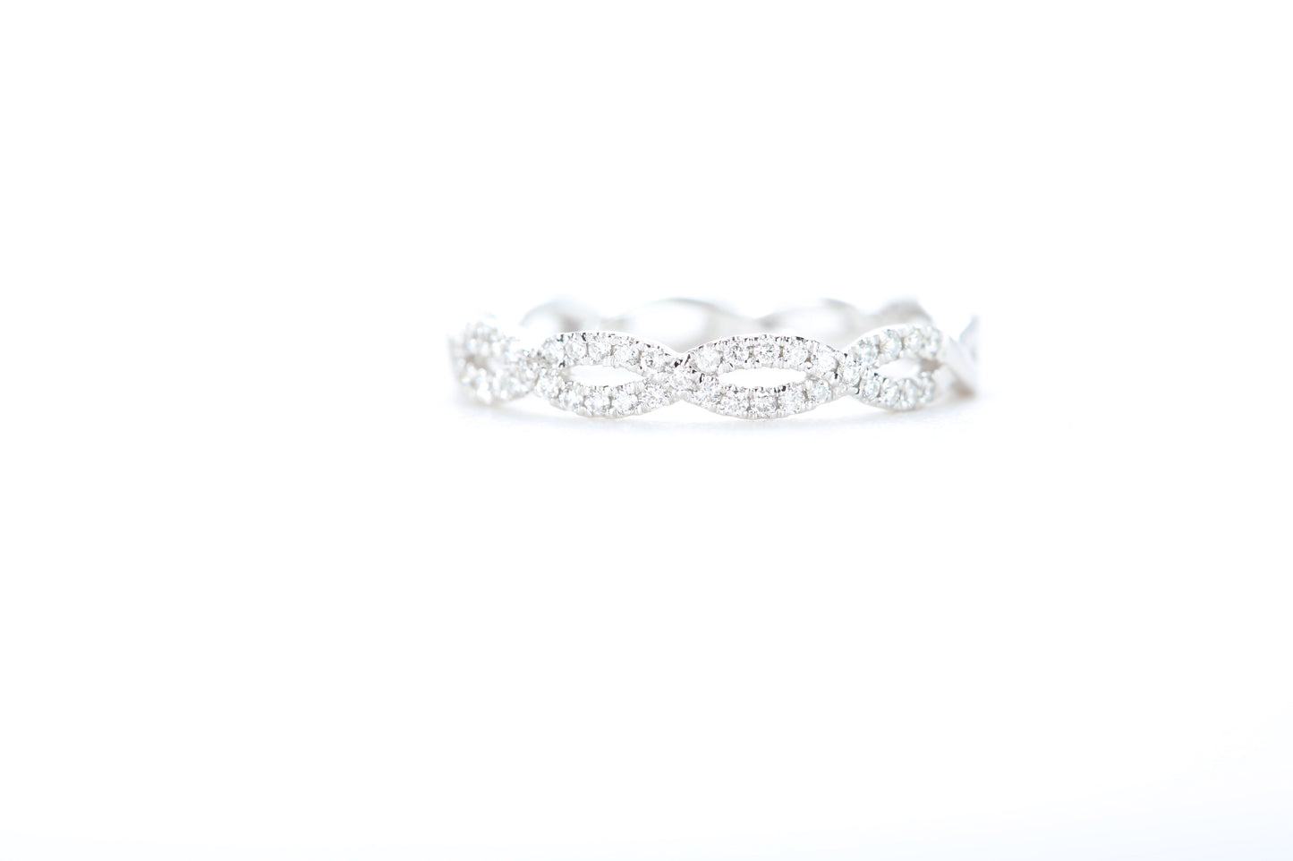 Woven Diamond Ring