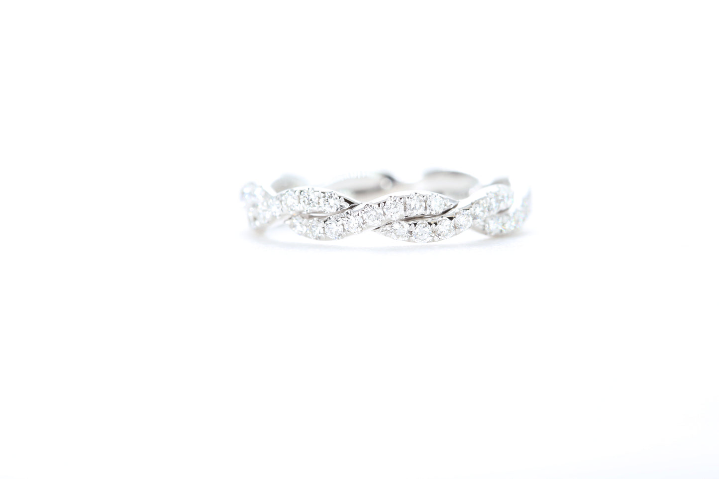 Woven Diamond Ring