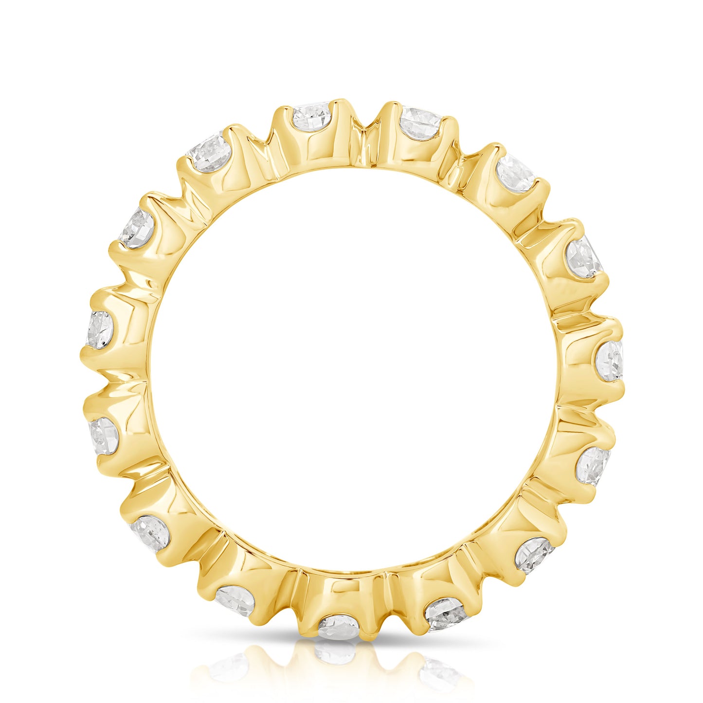 PREMIER 2 CT BUTTERCUP ETERNITY BAND