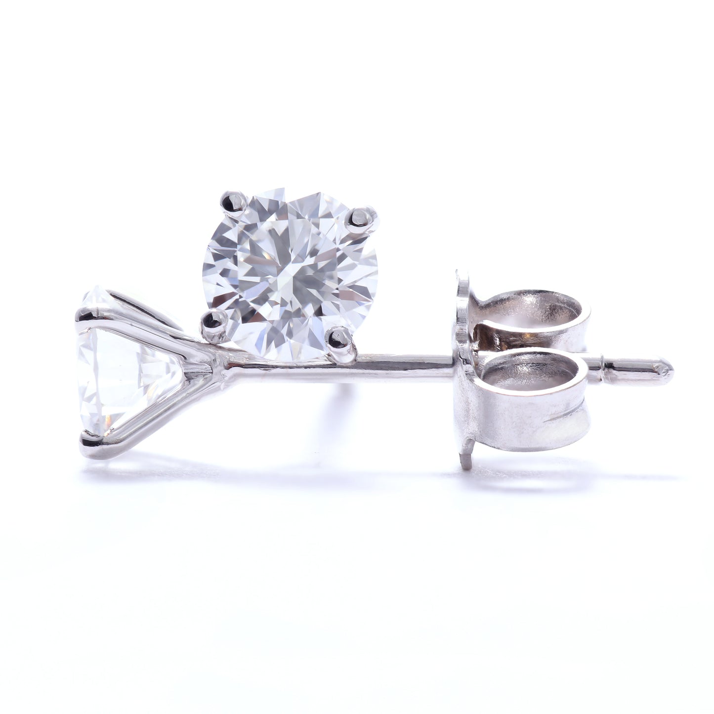 Load image into Gallery viewer, Lab Grown Stud Diamond Earrings 0.75 Total Carat Weight
