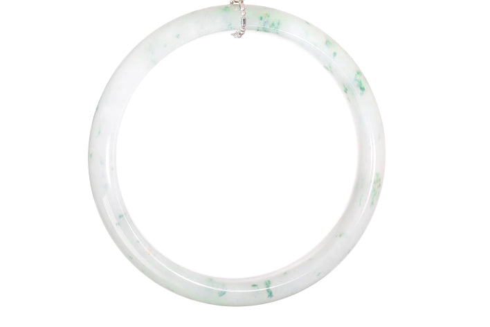 Icy Jadeite Bangle