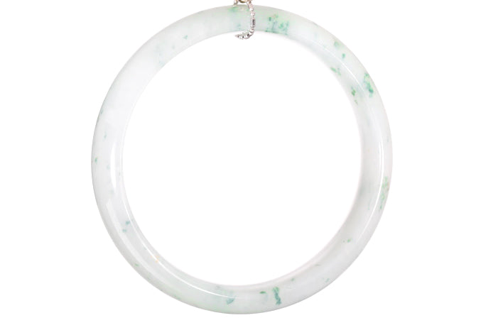 Icy Jadeite Bangle