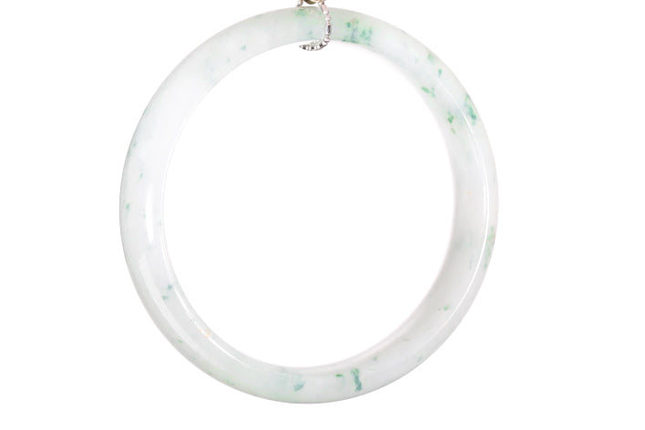 Icy Jadeite Bangle