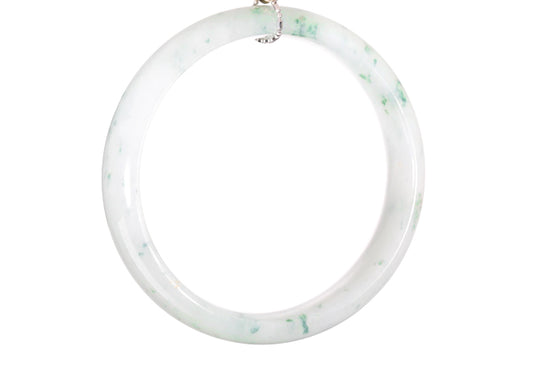 Icy Jadeite Bangle