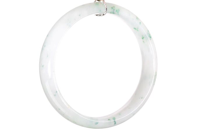 Icy Jadeite Bangle