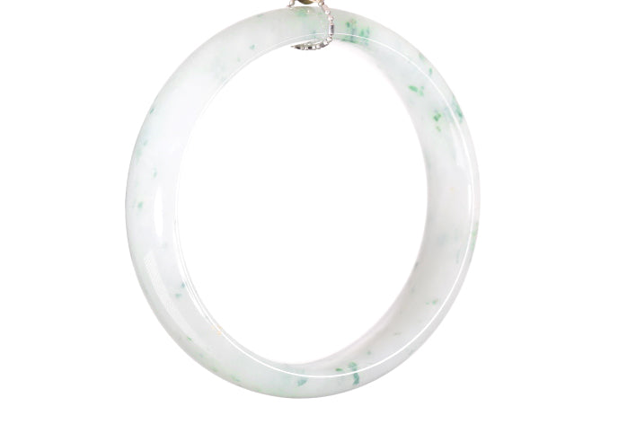 Icy Jadeite Bangle