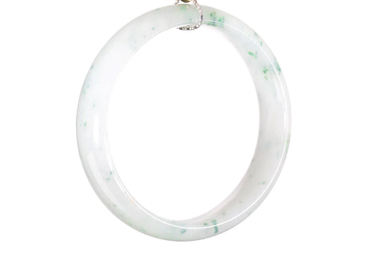 Icy Jadeite Bangle