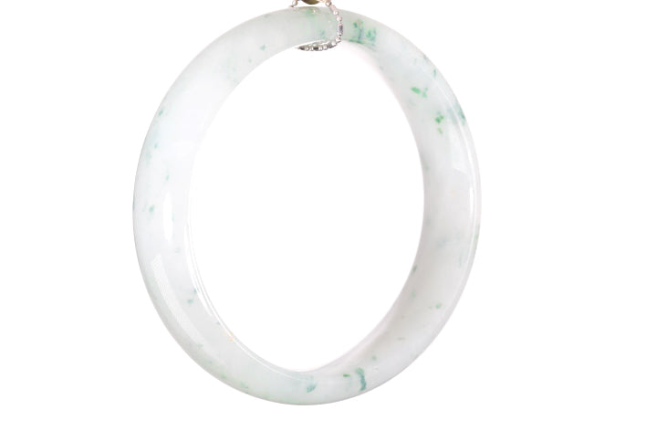 Icy Jadeite Bangle