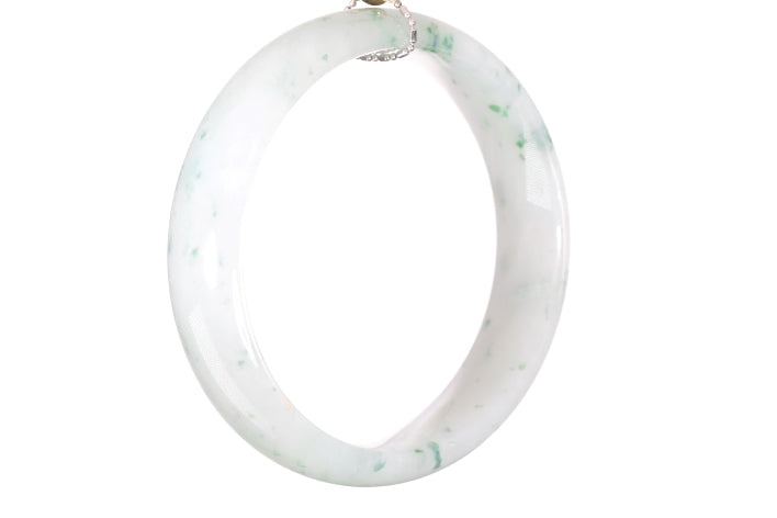Icy Jadeite Bangle