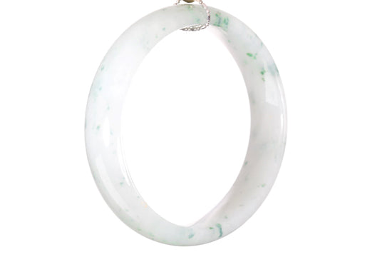Icy Jadeite Bangle