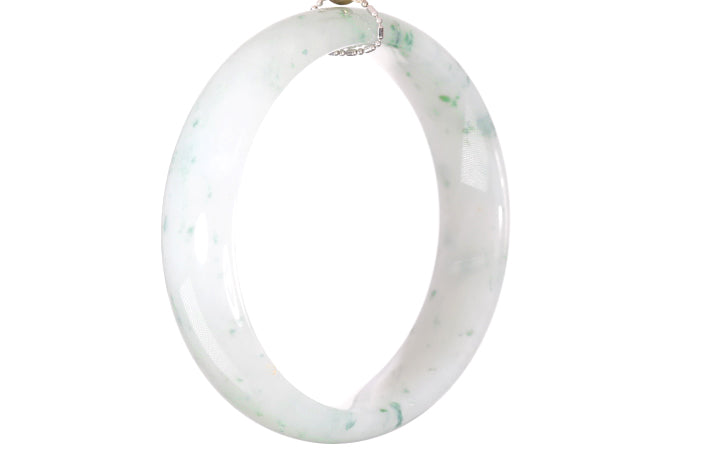 Icy Jadeite Bangle
