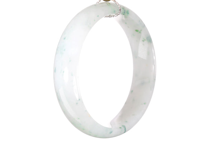 Icy Jadeite Bangle