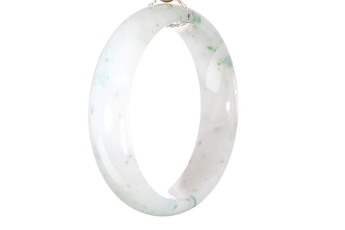 Icy Jadeite Bangle