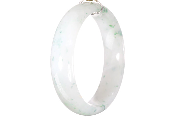 Icy Jadeite Bangle